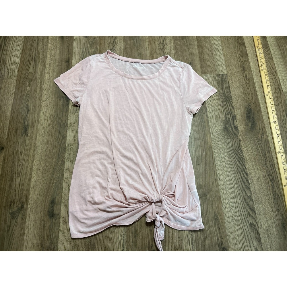 Susina Shirt, Women's Size Large, Pink, Front Side Twist